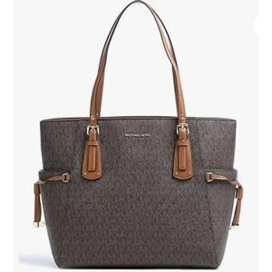 Michael Kors Women's Voyager Ew Signature Tote Handbag